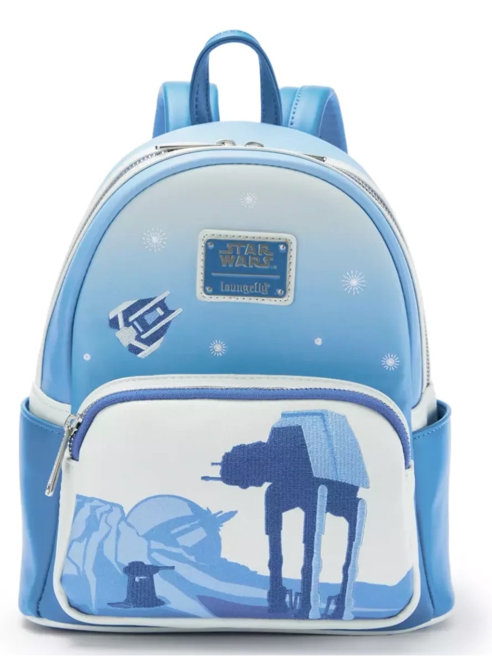Disney Parks Star Wars Loungefly Hoth Blue Mini Backpack